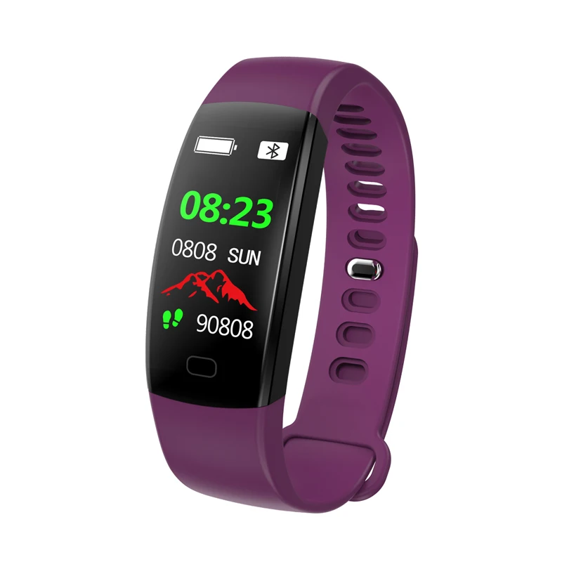 Uhoofit умный Браслет F64 часы Шагомер Фитнес трекер Smart Band 30 м Водонепроницаемый для