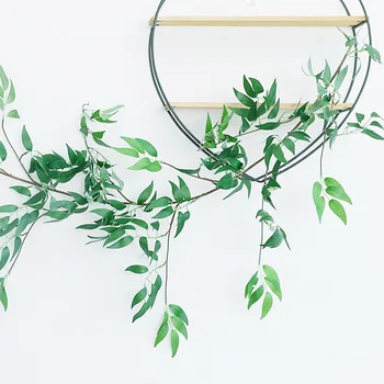 

170cm artificial leaves green garland willow vine for home wedding decoration diy fake leaves artificial plants Ivy faux rattan