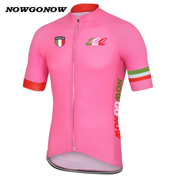 Новинка 100 ITALIA розовый Джерси горячий/Дорожный Гонки Pro командный велосипед Велоспорт Джерси/одежда/дышащий JIASHUO - Цвет: SAME TO THE PHOTO