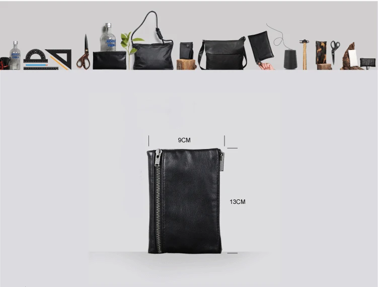 Zipper Mini Carteiras Homens Moeda Bolsa Carteira