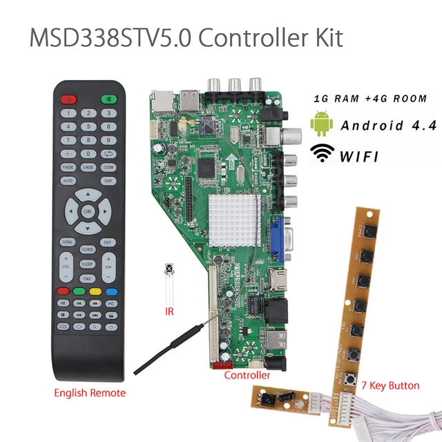 1g ram 4g room msd338stv5.0 smart wireless network tv driver board ...