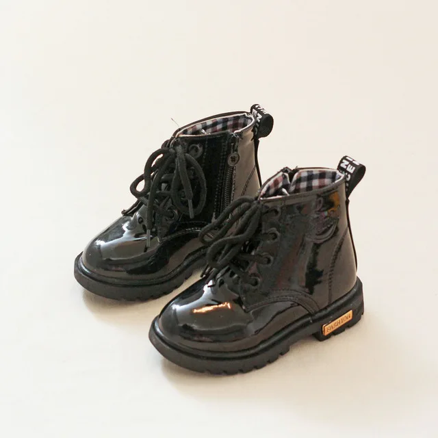 Г. От 1 до 5 лет, модные ботинки на шнуровке обувь принцессы для маленьких девочек Нескользящие короткие ботинки с мягкой подошвой для младенцев Детские кроссовки - Цвет: Spring style
