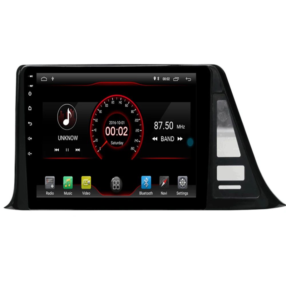 Sale IPS 9" Android 9.1 Car dvd multimedia player head unit for Toyota CH-R CHR 2016 2017 2018 GPS Navigation radio auto stereo 2+16G 0