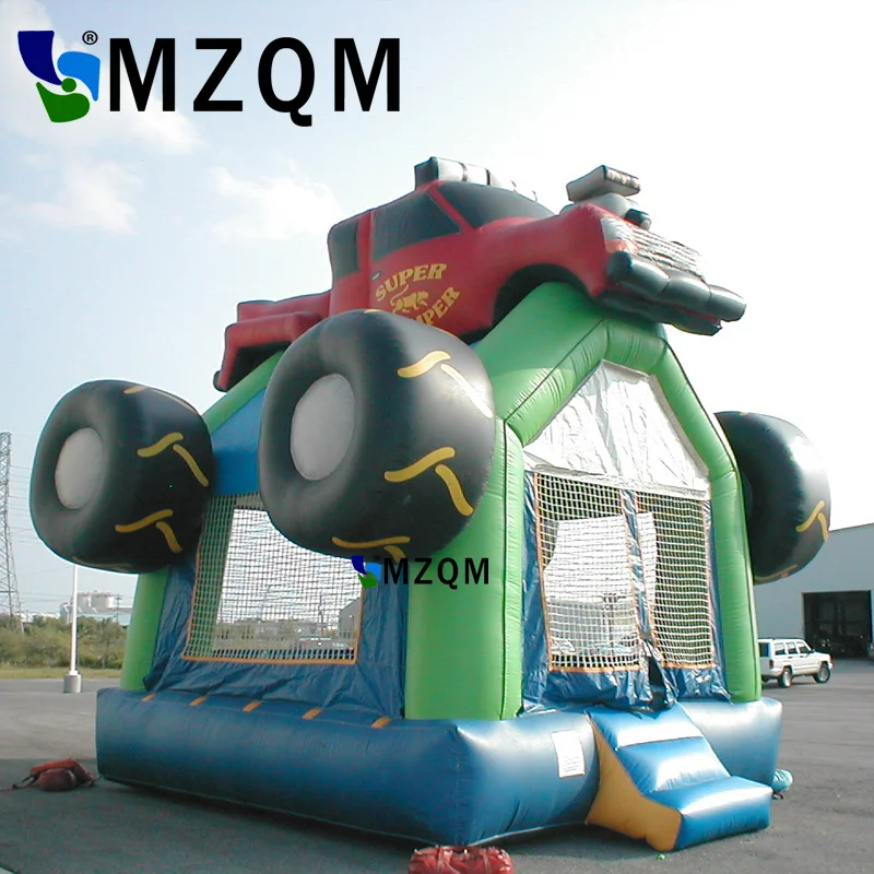 Commercial Inflatable Car Bouncer bounce house jumper jumping bed