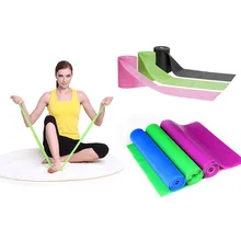 Натуральная эмульсия, пояс для йоги, пояс для упражнений, эластичный пояс для фитнеса, силовая тренировка, латексные резинки для тренировок, 150 см