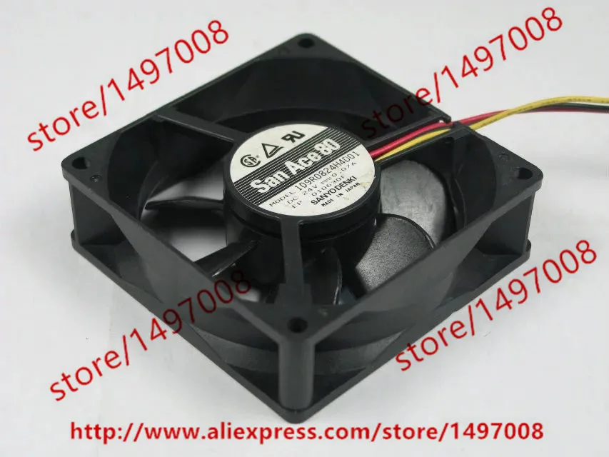 

SANYO 109R0824H4D01 DC 24V 0.07A 80X80X25mm Server Cooler Fan