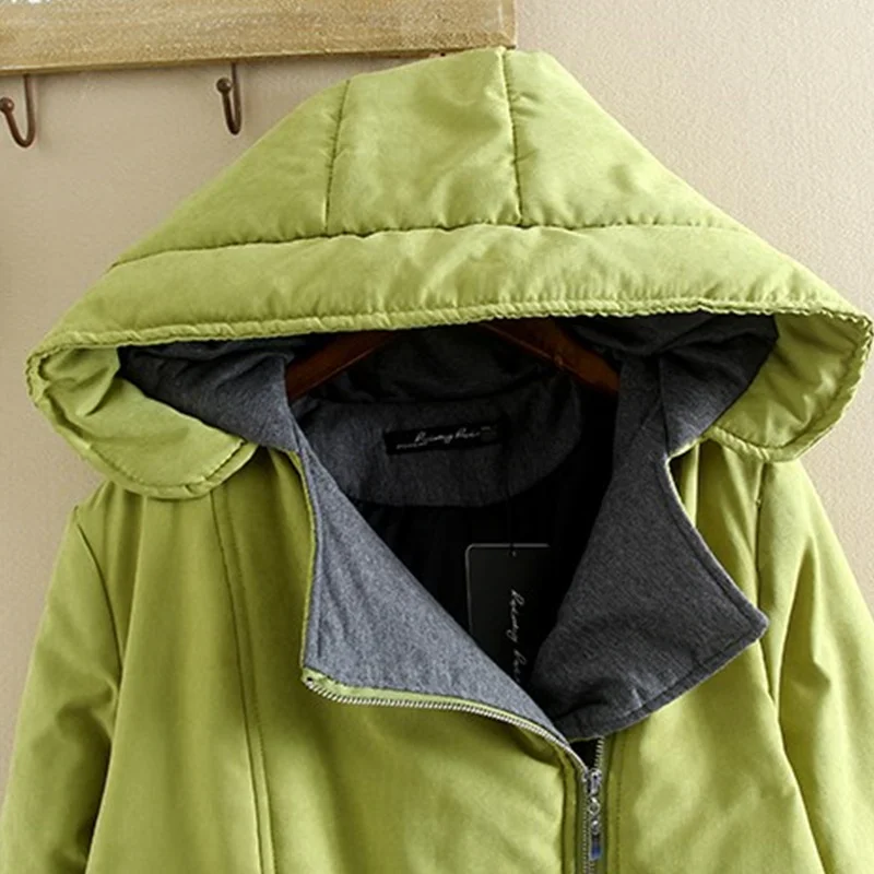 Women Winter Autumn Jacket Loose Plus Size 4XL Winter Coats Cotton Padded Wool Jackets 2018 New Winter Women Coat AS029 (16)