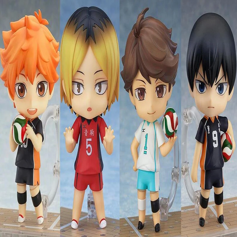 Haikyuu Фигурки Nendoroid Хината Syouyou 489#563#461#605# кагеяма tobio Рисунок ПВХ 10 см японского аниме-волейбол цифры