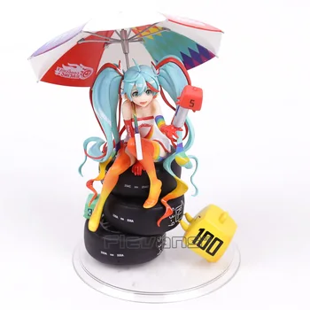 

Vocaloid Hatsune Miku Racing Miku 2016 ver. 1/8 Scale PVC Pre-Painted Figure Collectible Model Toy 22cm