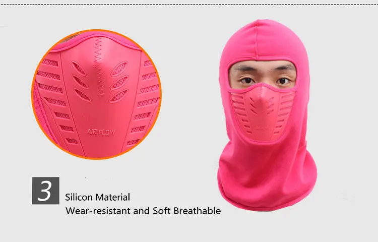 2017 Dust-proof Cycling Face Mask Windproof Winter Warmer Fleece Bike Full Face Scarf Mask Neck Bicycle Snowboard Ski Men M116 (5)