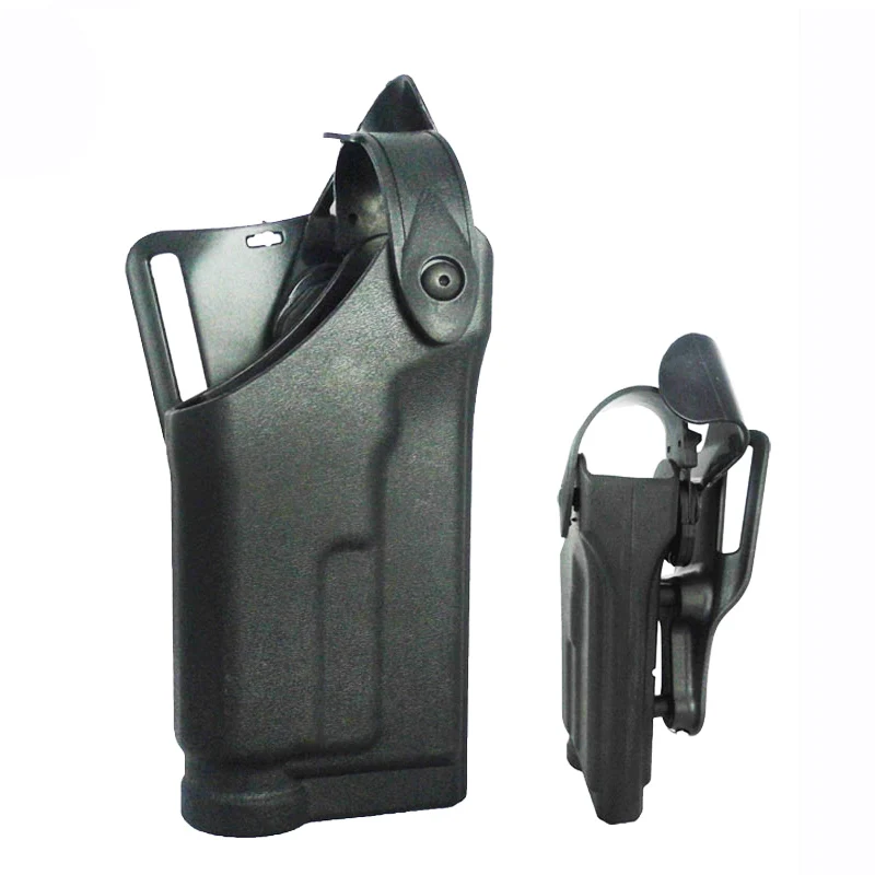 Black Color Tactical Airsoft HK USP Gun Holster With Flashlight Army