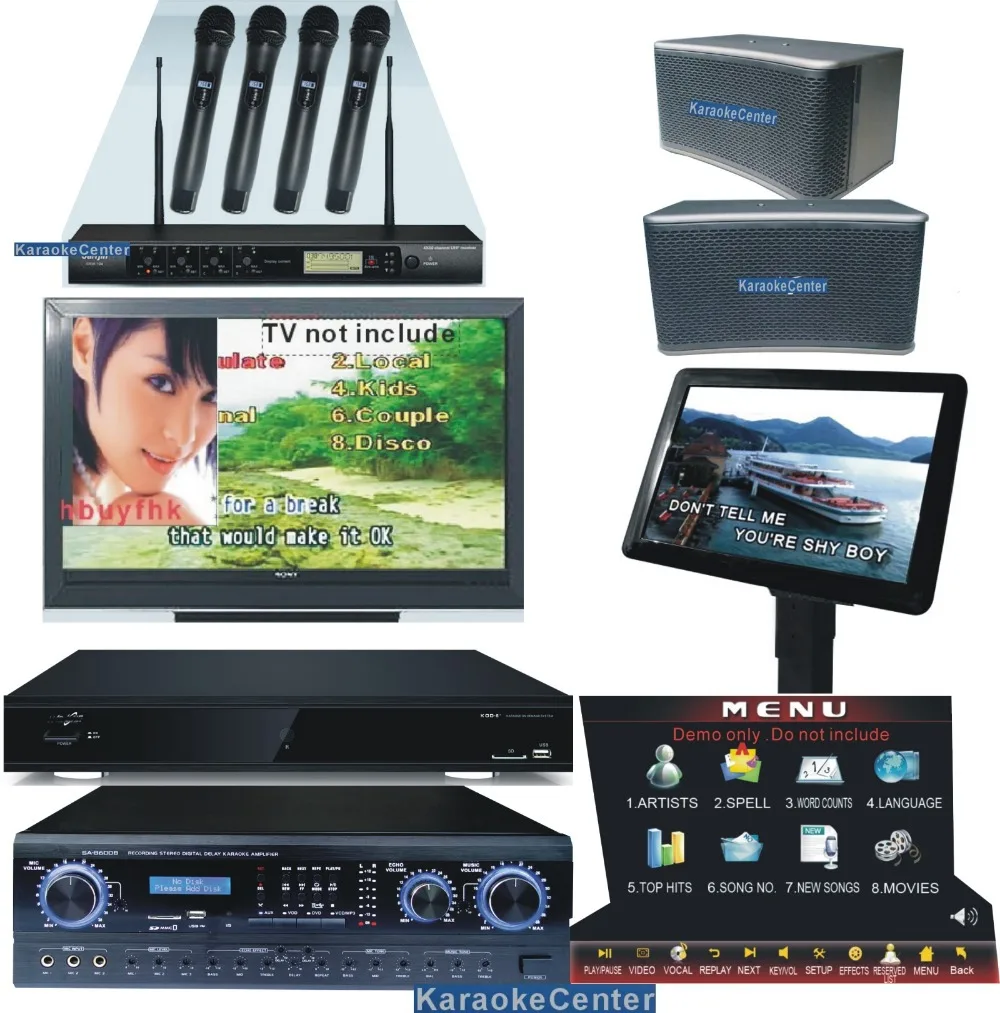 Karaoke HD Player Machine Jukebox with Touch Screen Complete Karaoke