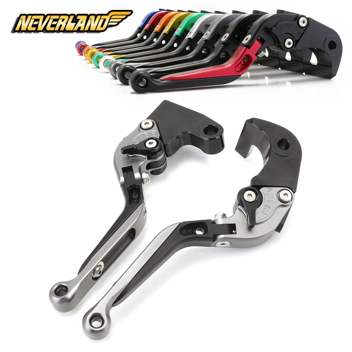 

For Triumph DAYTONA 675 SPEED TRIPLE 675 STREET TRIPLE R RX Adjustable CNC Folding Extendable Brake Clutch Levers