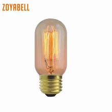 Zoyabell Винтаж Edison ЛАМПЫ 40 Вт E27 лампы накаливания Ретро декоративный свет в помещении Edison 220 В свет лампы Edison ЛАМПЫ ретро