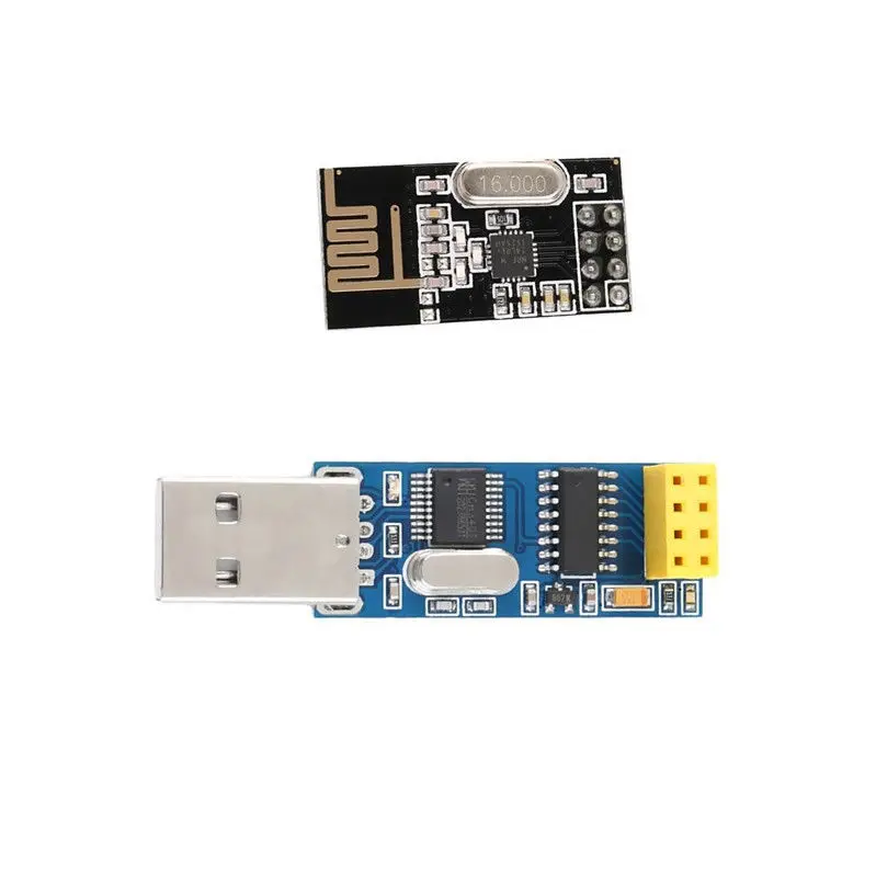 1 шт. CH340T USB в последовательный порт адаптер плата + 2 4G NRF24L01 беспроводной модуль |
