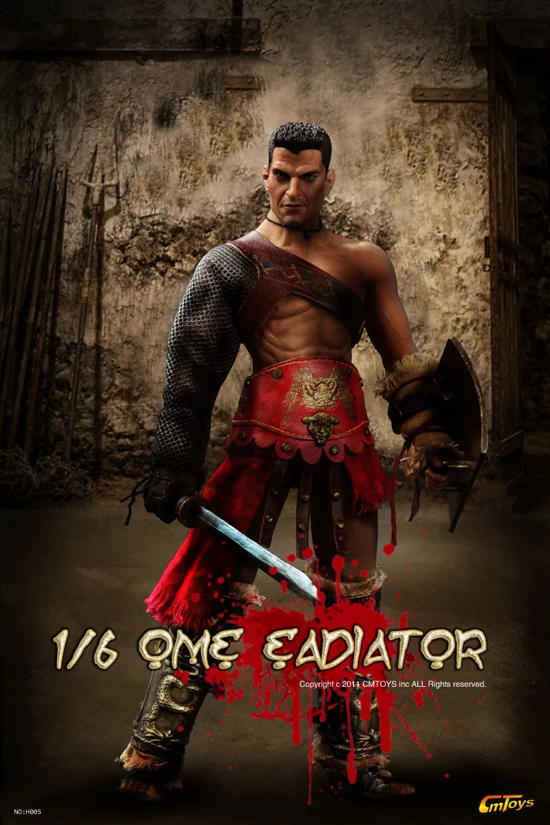 

[ESTARTEK] CmToys H005 1/6 Roman Gladiator 12inch Collectible Action Figure