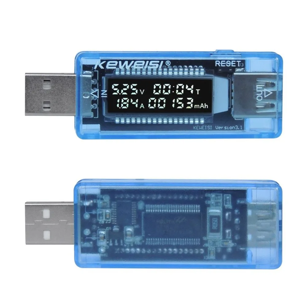 Мини Портативный 0,91 дюймовый OLED экран USB зарядное устройство мощность ток детектор напряжения тестер мультиметр метр