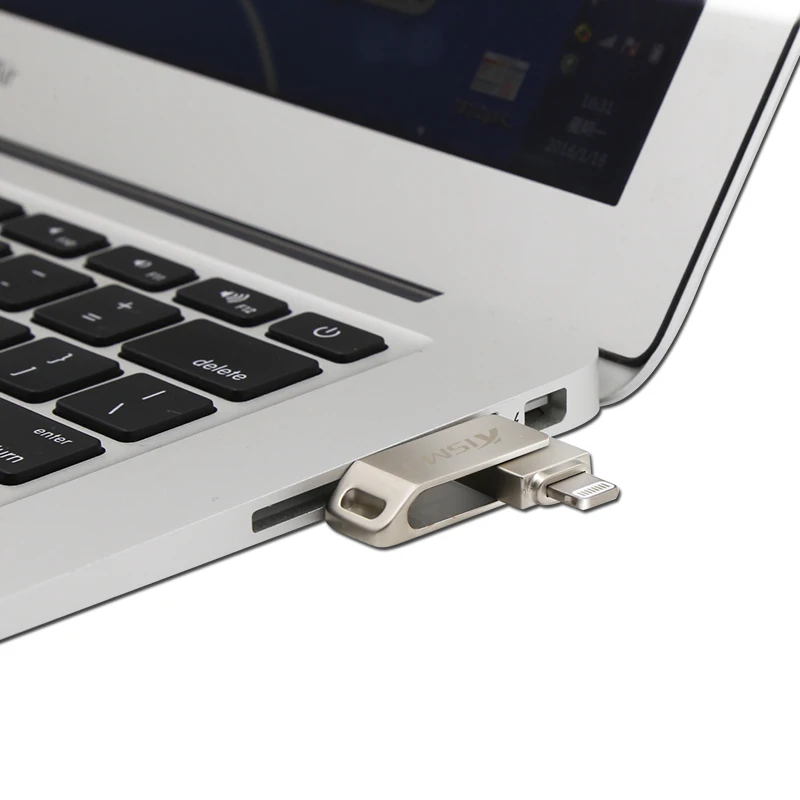 Металлический USB флеш накопитель Kismo портативная карта памяти подарок u диск OTG