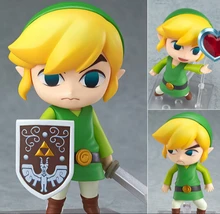 Legend Link Nendoroid Game Zelda PVC Action Figure 10CM Zelda Link Collectible Model Toys for Children