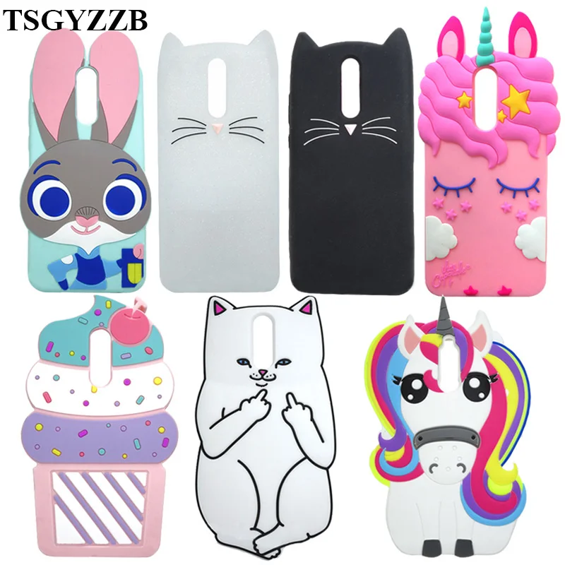 

Phone Case For Huawei Mate 10 Lite 5.9" 3D Cute Cartoon Unicorn Cat Cupcake Case For Huawei Mate 10 Lite Soft Silicon Back Cover