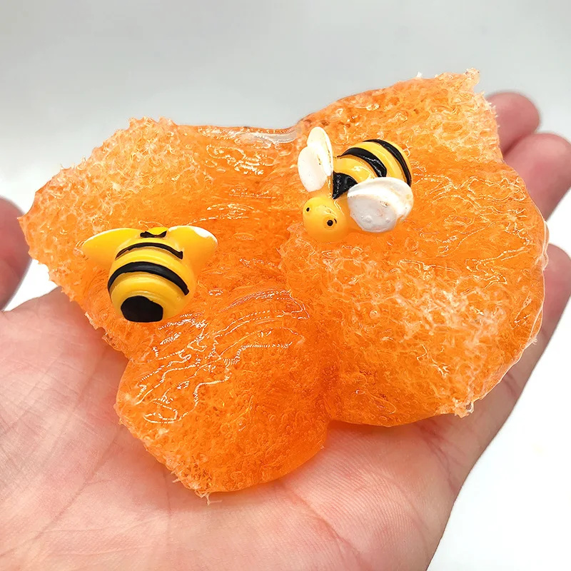 1 Pcs Mud Slime Clay Plasticine Toy Honey Bee Stress Relief Gift For Children Kids YJS Dropship