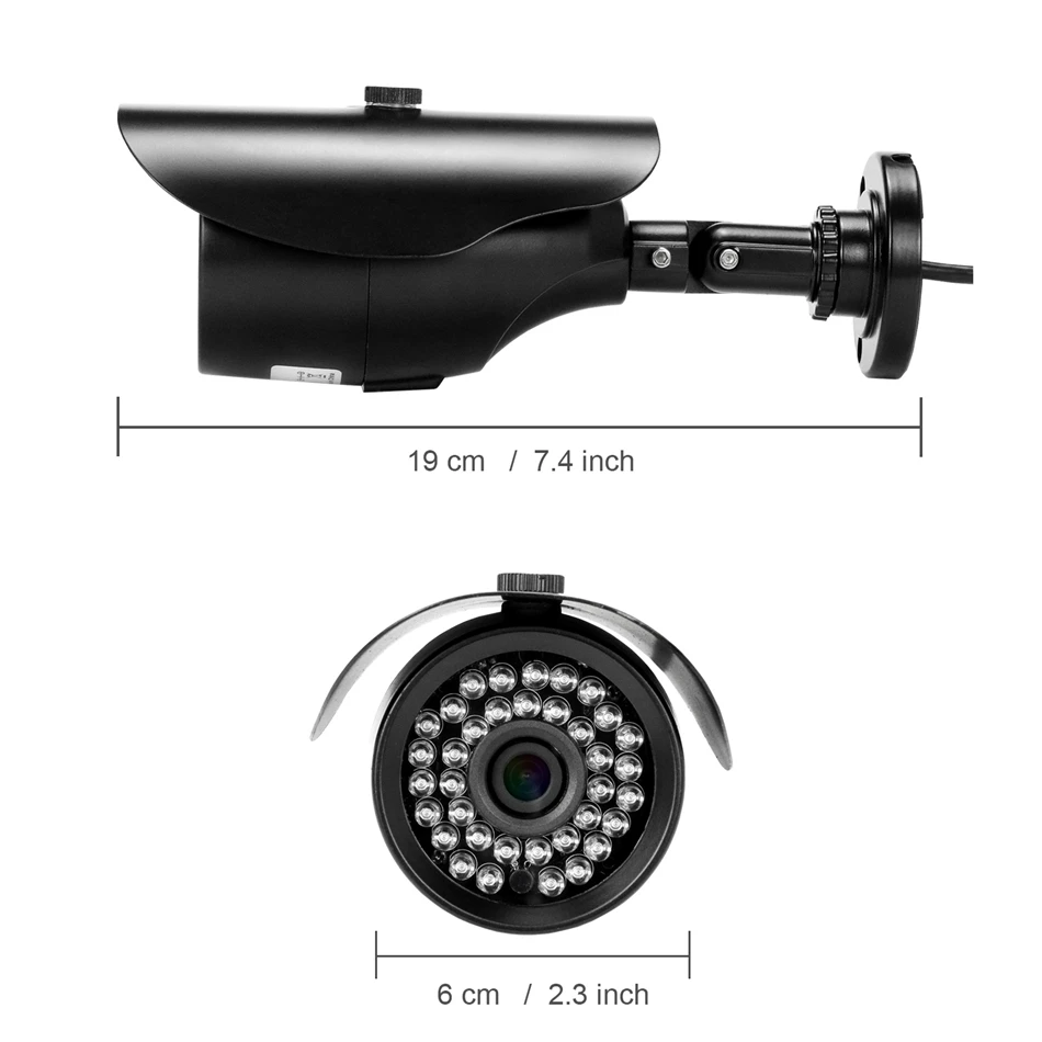 HomeFong CCTV Камера для видеодомофон 1200TVL ИК ночного видения Indoor/Outdoor Водонепроницаемый Камера HD CMOS безопасности аналоговые Камера