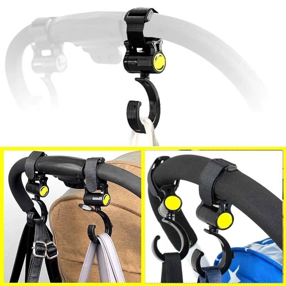 Fashion Kids Accessories 2Pcs Baby Buggy Clips Strong Strap Car Seat Back Carriage Stroller Hanging Hooks