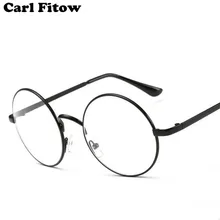 Круглая оправа для очков для женщин и мужчин, оптическая оправа, прозрачное стекло es для студентов, компьютера, стекло es оправа с прозрачным стеклом