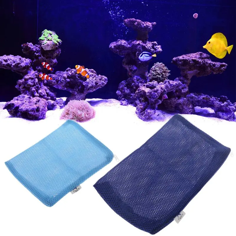 2 Sizes Filter Net Bag Mesh Bag Acquarium Pond For Bio Ball Carbon