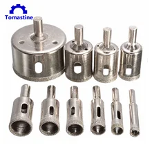 Glas Gat Opener Trepan Diamant 15Pcs Core Coating Diamant Gatenzaag Boor Tool Voor Tool Extractor Tegel Marmer keramische