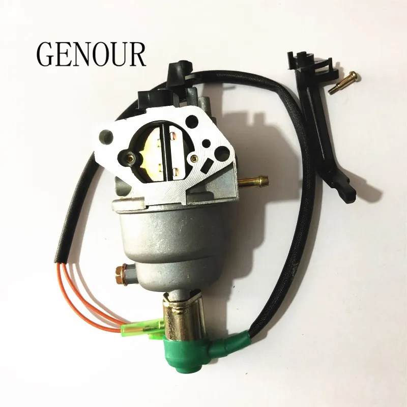 Motor a Gasolina Carburador para Gerador Válvula de Estrangulamento Gerador para Gx340 Carburador Válvula Solenóide Manual Gx390 188f 5kw 6.5kw