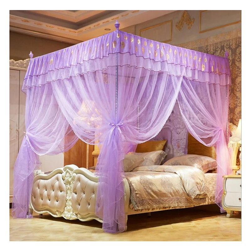 

Summer 3 Door Open Bedding Netting Curtain Lace Insect Bed Canopy Netting Canopy Dome Polyester Bedding Mosquito Net Furniture