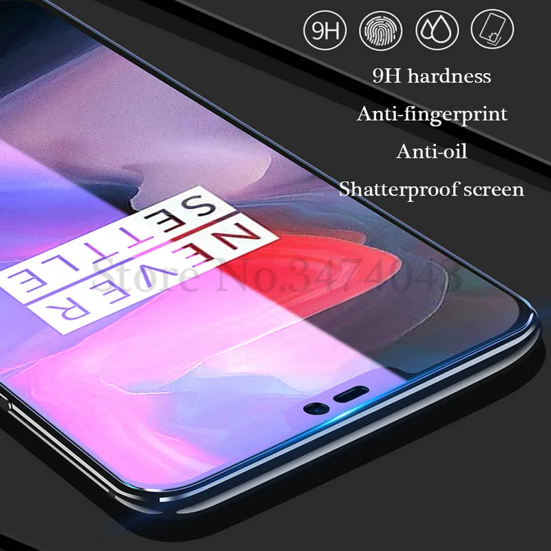 2 шт. высококачественное закаленное стекло для Oneplus 6 6T защита экрана 9H 2.5D защитное стекло es для OnePlus 6T 6 стекло Oneplus6T