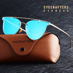 Eyecrafters оригинальный бренд поляризационные очки Мода Cat Eye женские очки двойной солнцезащитные очки роскошные дизайнерские темные очки