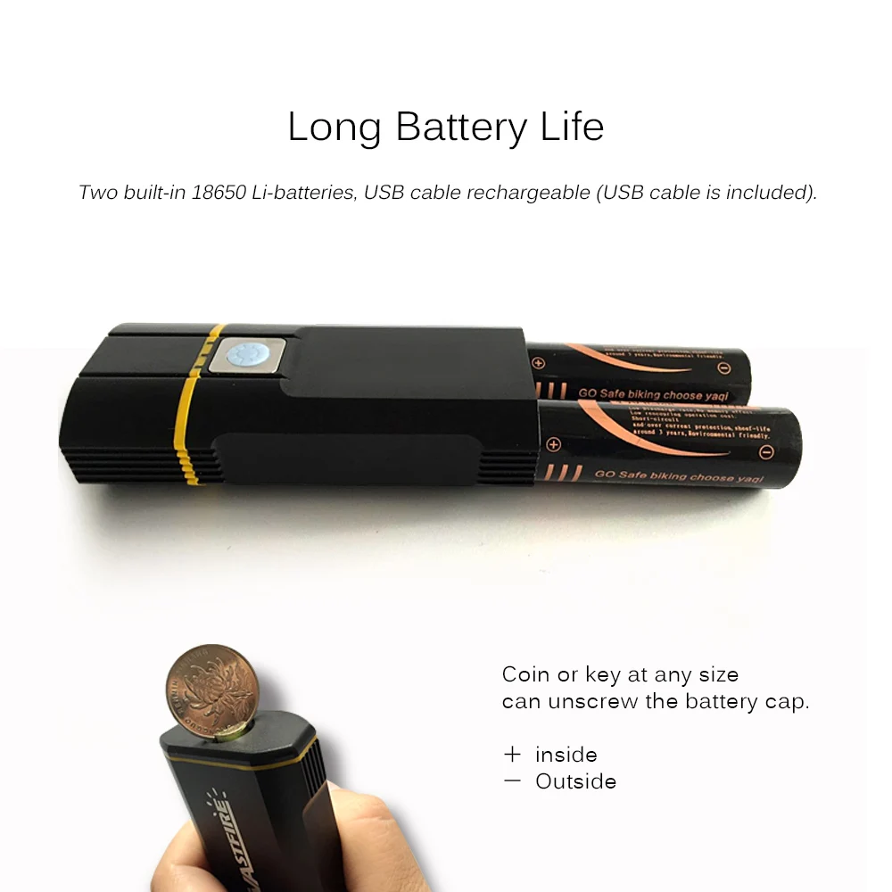 Best Super Bright Bicycle Light USB Rechargeable 800 Lumens Headlight Front Light Easy Installation Cycling Flashlight 3