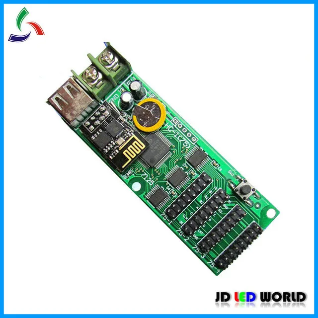 Newwing HC-1W Wifi wireless lintel RGB full color LED screen control card comes with 4 HUB75 | Электронные компоненты и