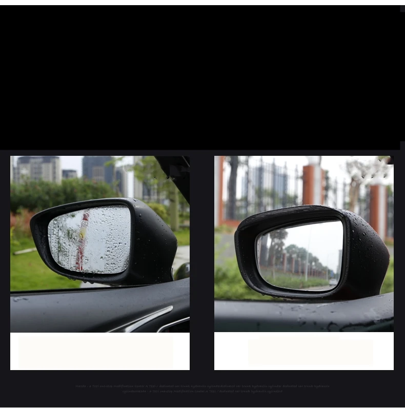 Для Mazda 2th CX-5 CX5 CX 5 автомобильный Стайлинг карбоновое зеркало заднего вида дождь брови непромокаемые гибкие лезвия протектор