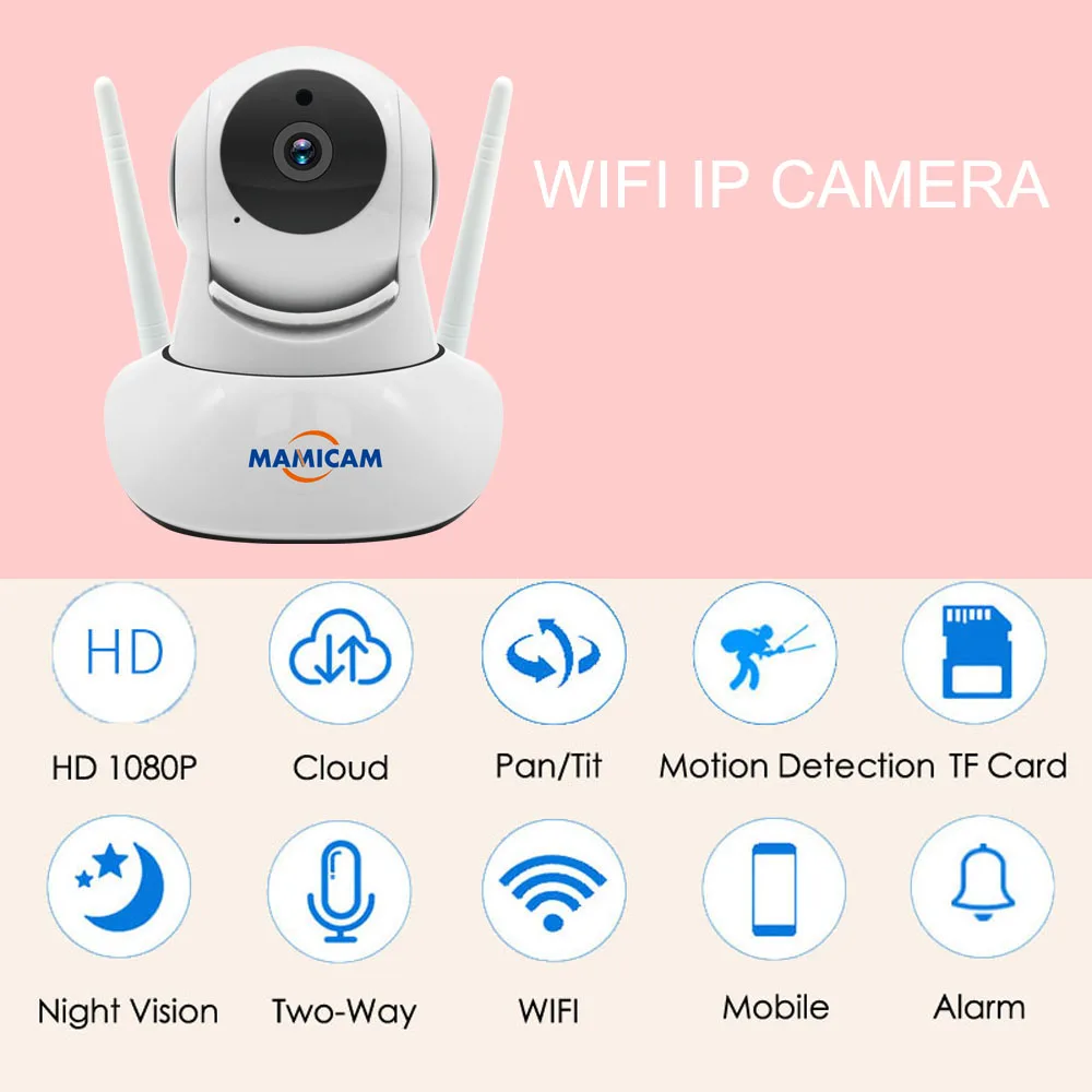 IP камера видеонаблюдения Wi Fi 2 МП PTZ 1080P|Камеры видеонаблюдения| |