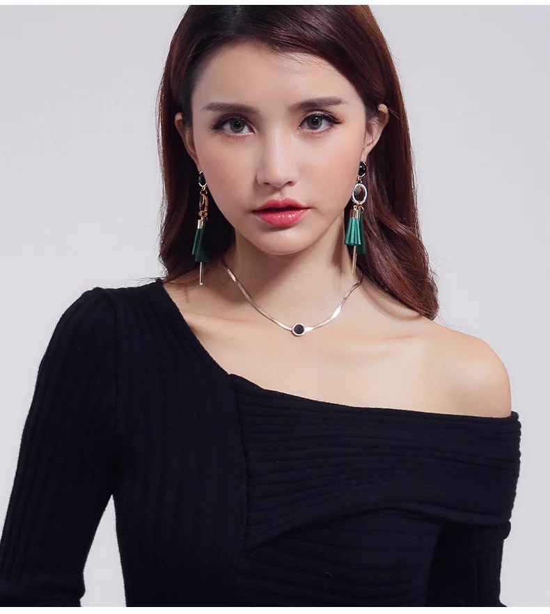 Ear Clip Earrings Clip Earrings Ear Clip Ear Accessories Korean Japan Trendy Tassel Clip on Earrings For Women