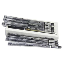 5 шт./компл. нейтрального черного углерода заправляемая ручка студент 0,5 мм ручка письменные принадлежности для офиса и школы