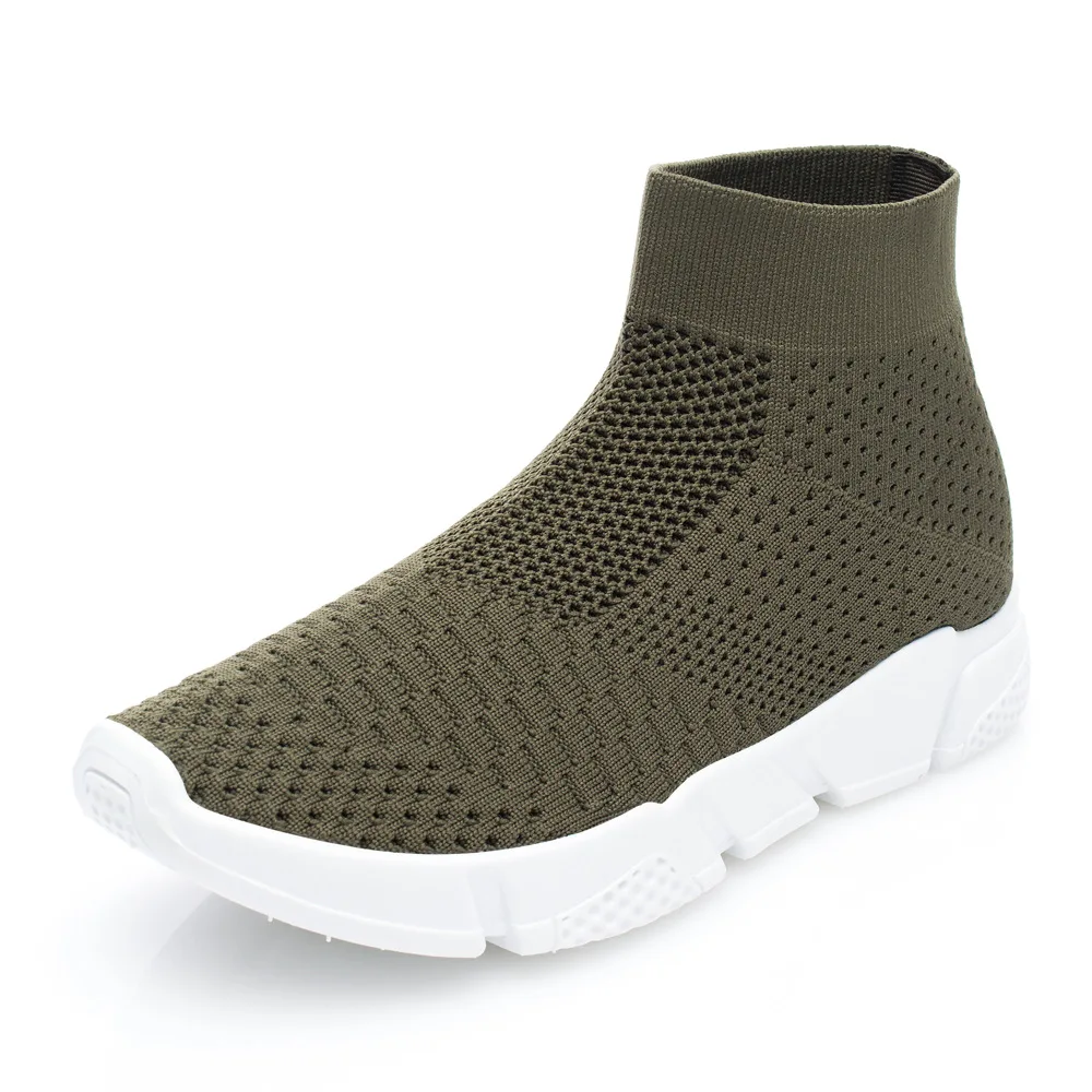 

2018 New Outdoors Adults Trainers Summer Running Shoes for Woman Sock Footwear Sport Athletic Breathable Mesh Female Sneakers