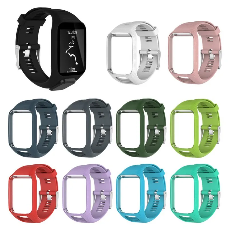 

Silicone Replacement Wrist Band Strap For TomTom 2/3 Smart Watch Silicone Band Strap for TomTom Runner 2