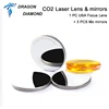 1PCS USA Focus Lens Dia 12-20mm FL 38.1-101.6mm + 3PCS Mo Mirror Dia 20mm Thickness 3mm For CO2 Laser Engraving Cutting Machine ► Photo 3/6