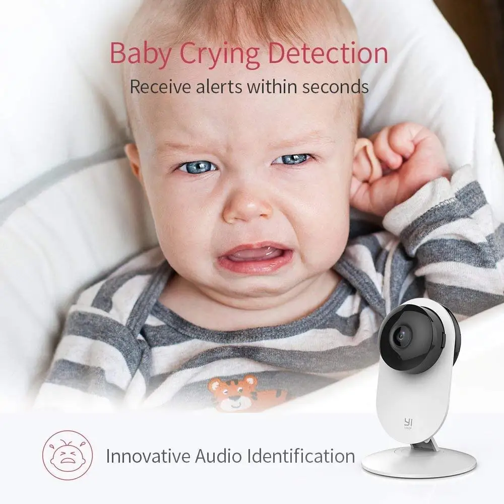 Домашняя камера YI 1080p Home Camera 2 Двусторонняя аудиосвязь Обнаружение движения