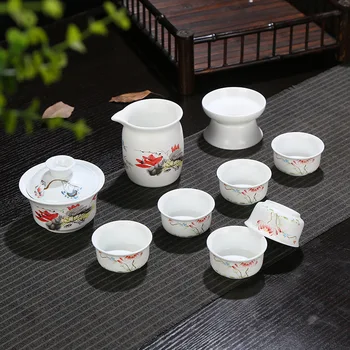 

2017 New Kung Fu tea sets wholesale Chinese-style kiln ceramic teapot promotional gifts customized