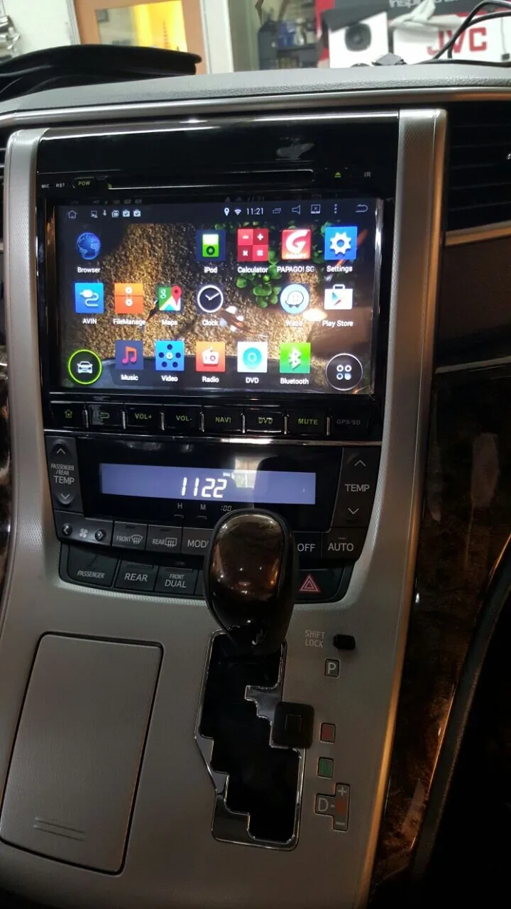 Clearance 9" android 9.0 car radio gps for toyota Alphard vellfire 2009-2014 with 8 octa 4G RAM 64G ROM gps navigation audio 3