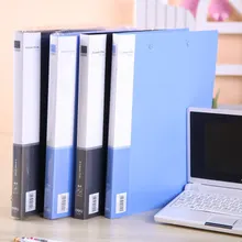 Deli 5348 пластиковые папки длинный зажим+ вилка мешок папка утолщение A4 папка