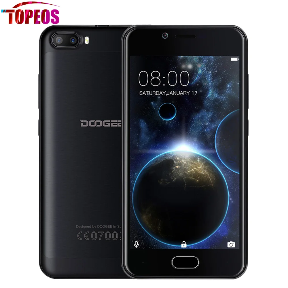 DOOGEE SHOOT 2 font b Android b font 7 0 Dual Rear Cameras Smartphone MTK6580A Quad