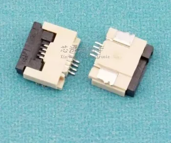 

WZSM Free Shipping NEW FFC FPC Flexible Flat Cable Connector 0.5mm Pitch 4 pin Flexible cable Socket