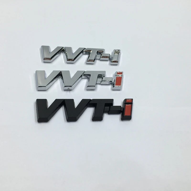 2 шт. для Toyota Corolla Ralink VVT i vvti Chrome ABS логотип стикер боковая эмблема значок|badge reels with